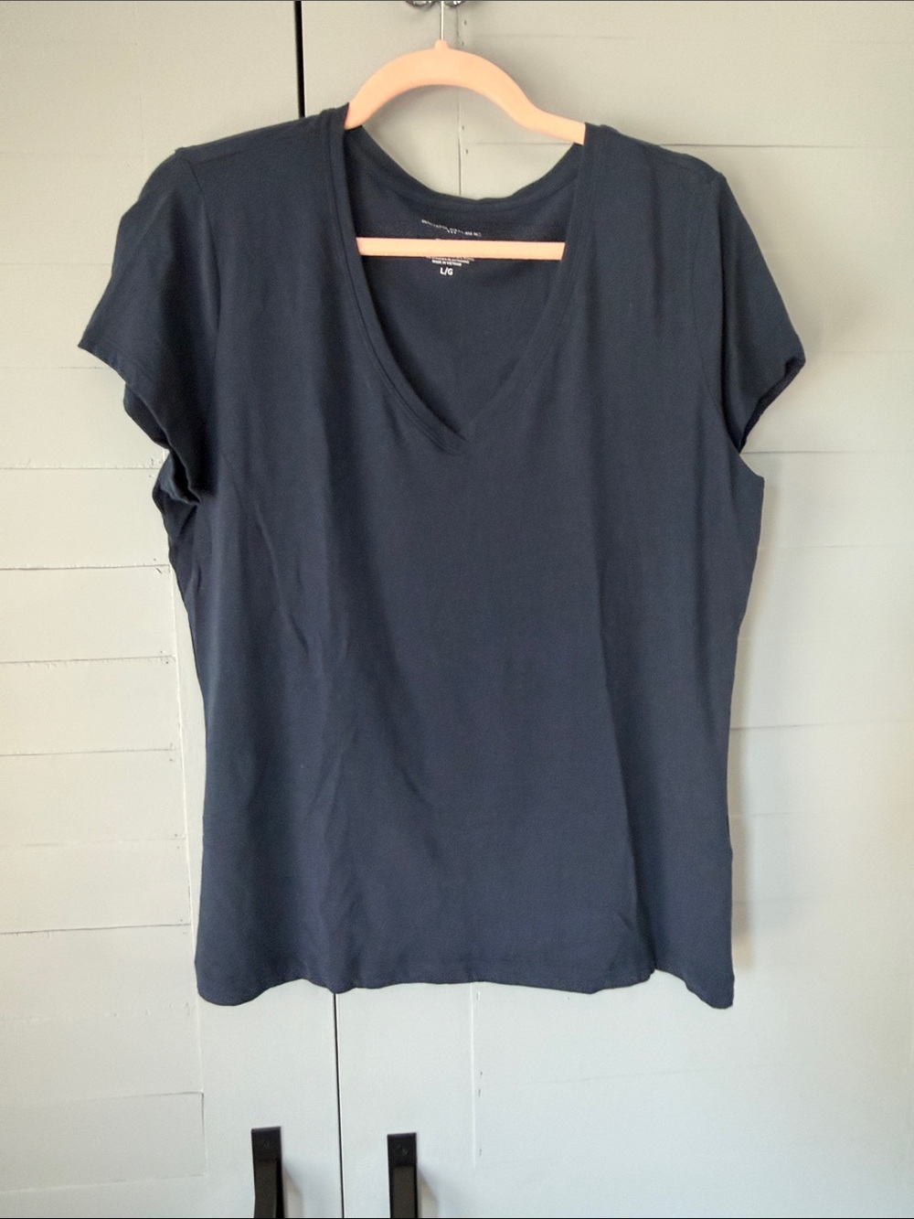 Banana Republic V-Neck Tee Pack - White, Red, Gray, Navy - Picture 3 of 6
